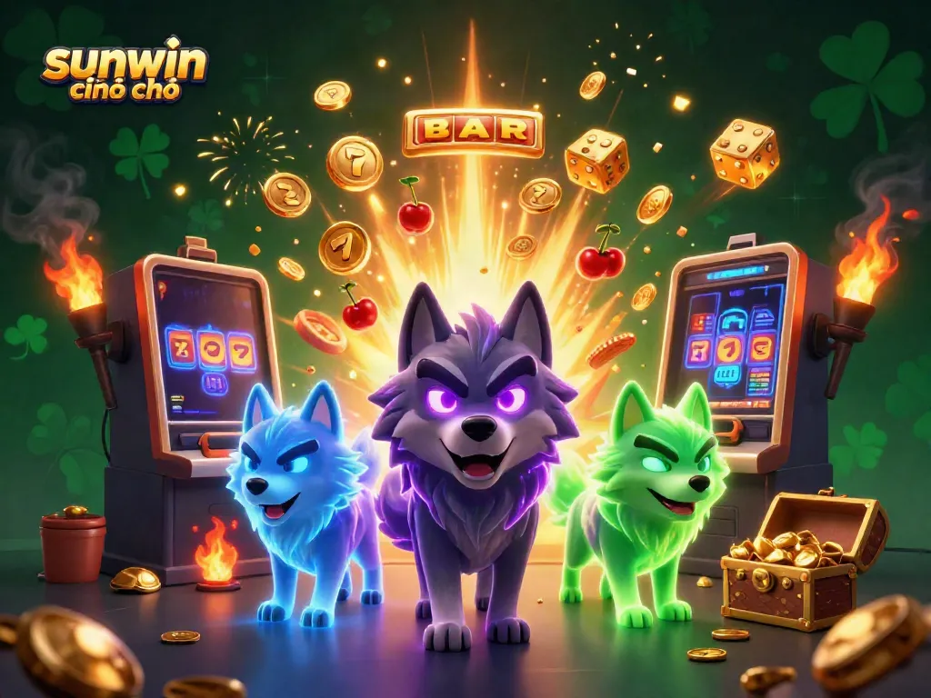 Spin to win big at sunwin chính chủ with thrilling slot machines and ghostly wolf companions!