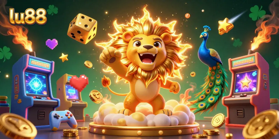 Experience thrilling gaming adventures at lu88, featuring vibrant casino elements and engaging 3D characters.