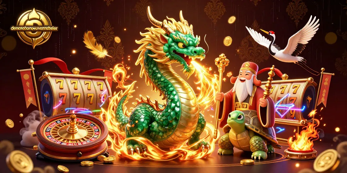 Experience excitement with denemebonusuverensiteler's vibrant casino scene and lucky symbols.