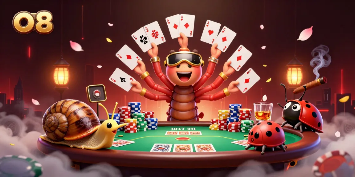 Play thrilling poker with o 8 using dynamic characters and a rich casino atmosphere.