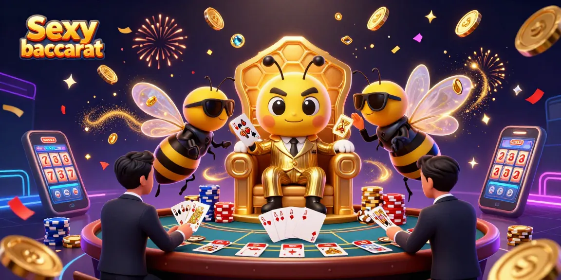 Experience the excitement of Sexy baccarat with immersive 3D gaming elements and vibrant visuals.