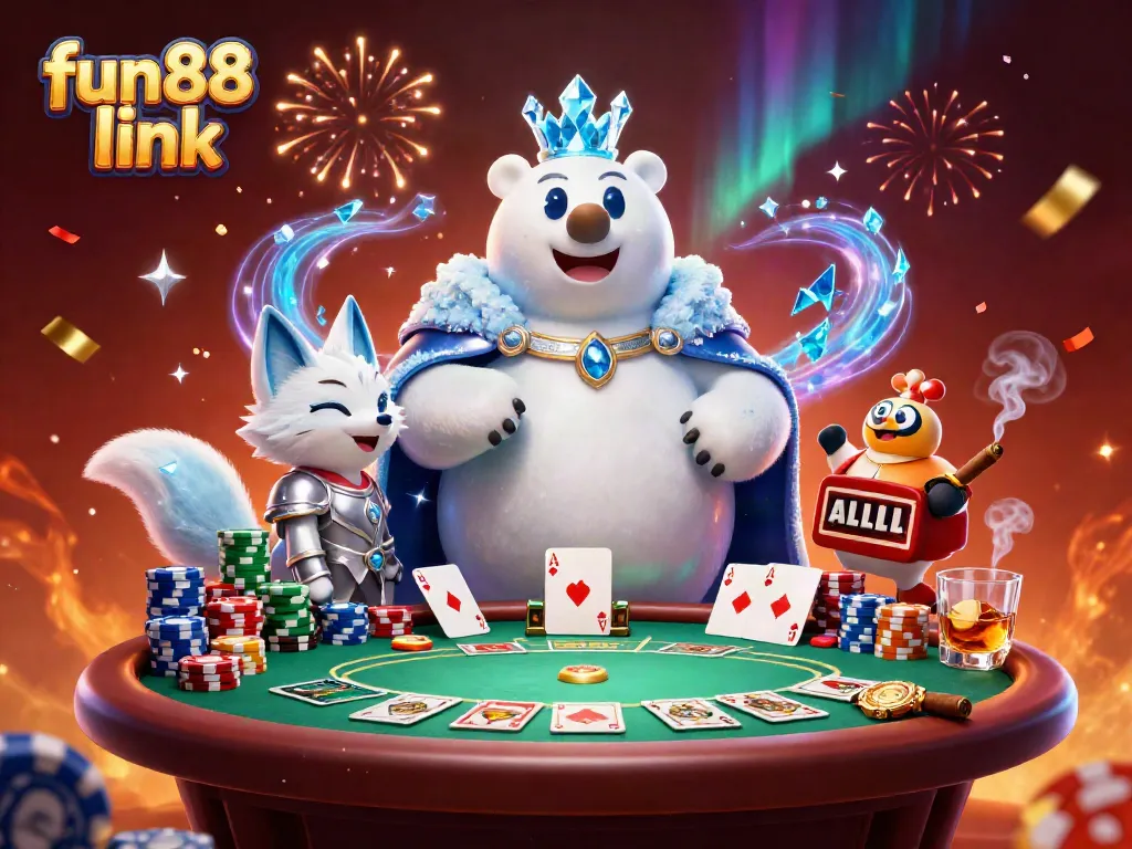 Engage with the fun88 link to experience high-energy poker with dazzling characters and vibrant casino elements.
