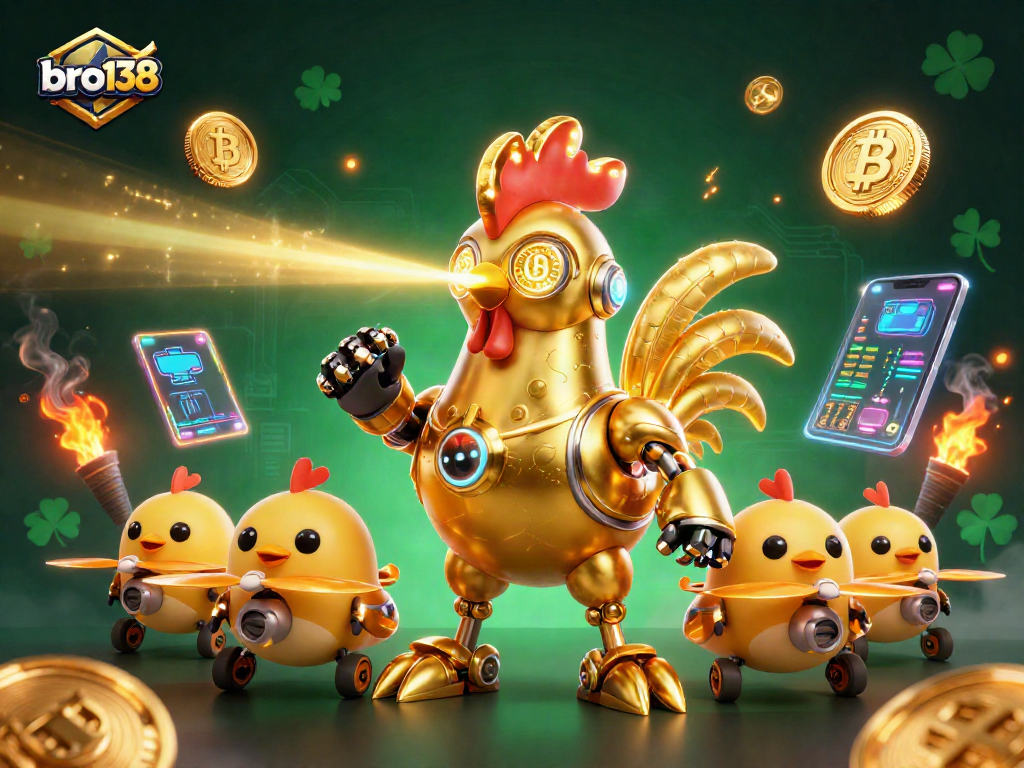 Engage with bro138 for rich slot experiences featuring lasers, coins, and slot reels in vibrant colors.