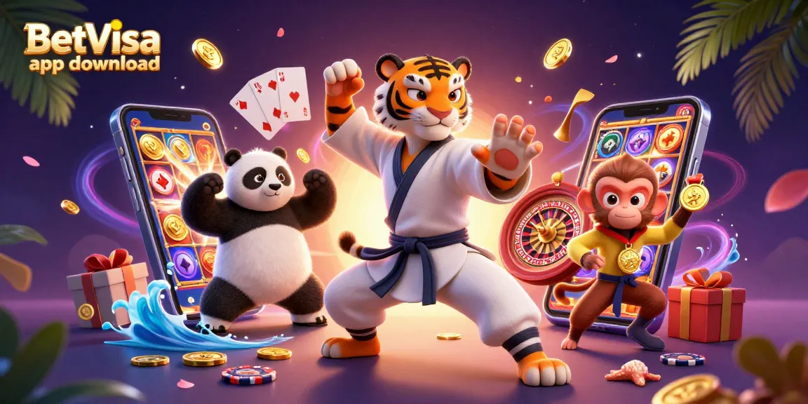 Experience top-notch mobile gaming with BetVisa app download featuring vibrant game elements.